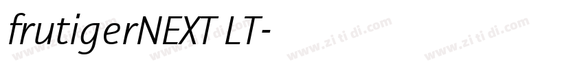 frutigerNEXT LT字体转换